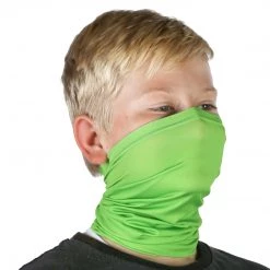 B-Driven Sports Solid Lime Green | Kids Gaiter Neck Gaiters