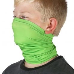 B-Driven Sports Solid Lime Green | Kids Gaiter Neck Gaiters