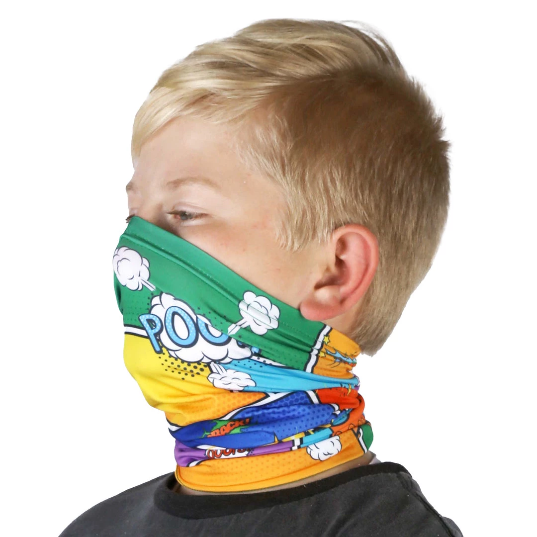B-Driven Sports Neck Gaiters Super Hero | Kids Gaiter 5 B-Driven Sports Neck Gaiters Super Hero | Kids Gaiter