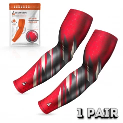 B-Driven Sports Pro-Fit Sun Sleeves Vortex Red | Sun Sleeve