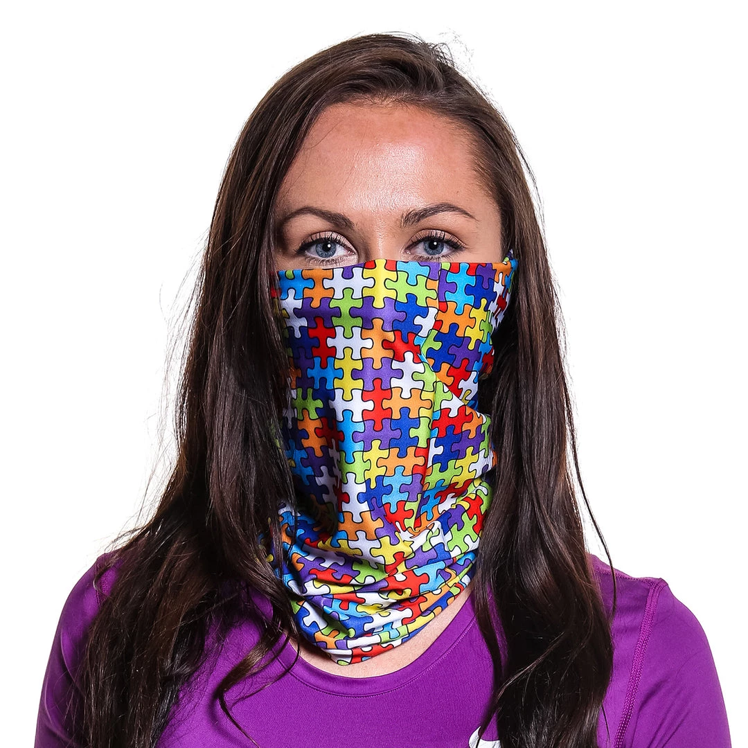 B-Driven Sports Neck Gaiters Autism | Neck Gaiter 6 B-Driven Sports Neck Gaiters Autism | Neck Gaiter