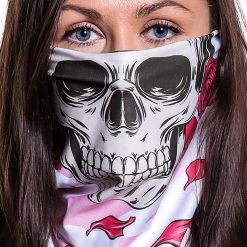 B-Driven Sports Skulls N Roses | Neck Gaiter