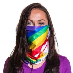 B-Driven Sports Rainbow Swirl | Neck Gaiter Neck Gaiters
