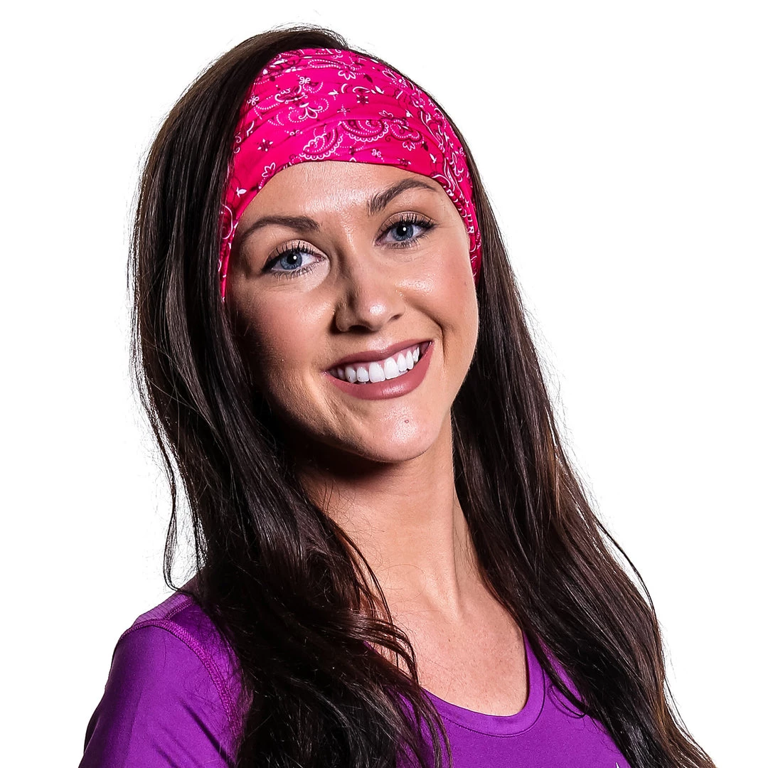 B-Driven Sports Support Breast Cancer Awareness Paisley Pink | Neck Gaiter 5 B-Driven Sports Support Breast Cancer Awareness Paisley Pink | Neck Gaiter