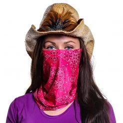 B-Driven Sports Support Breast Cancer Awareness Paisley Pink | Neck Gaiter