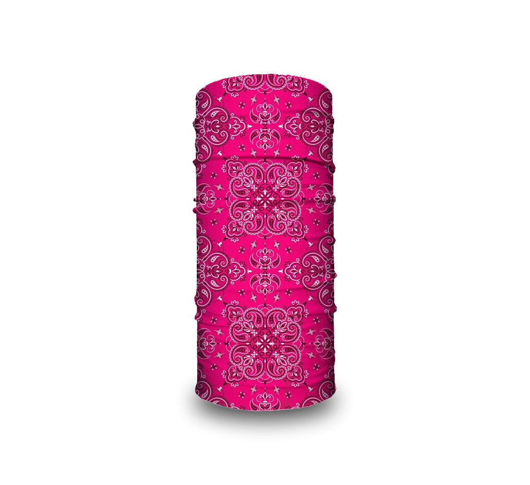 B-Driven Sports Support Breast Cancer Awareness Paisley Pink | Neck Gaiter 11 B-Driven Sports Support Breast Cancer Awareness Paisley Pink | Neck Gaiter