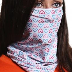 B-Driven Sports Neck Gaiters Hearts Love | Neck Gaiter
