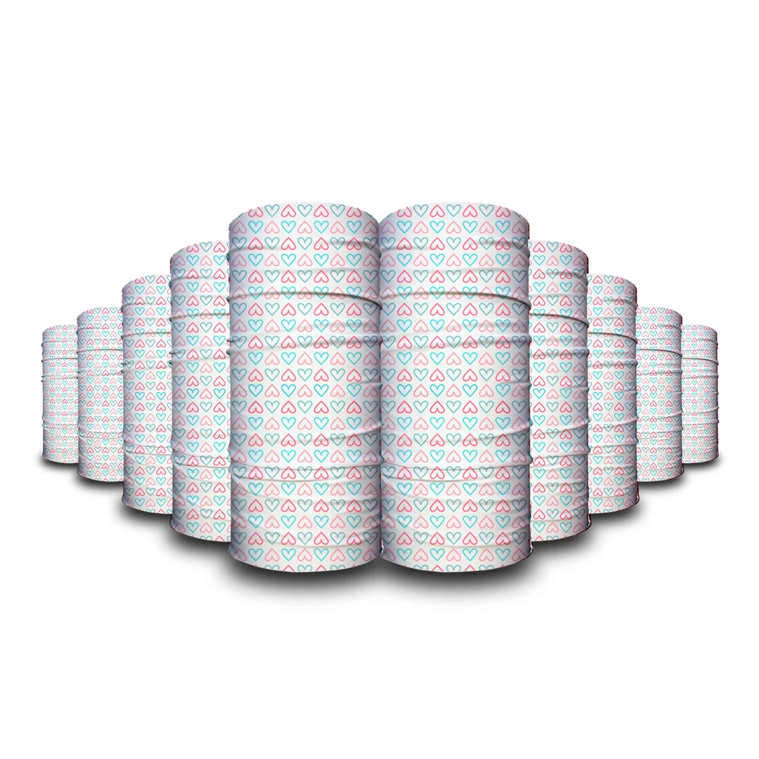 B-Driven Sports Neck Gaiters Hearts Love | Neck Gaiter 8 B-Driven Sports Neck Gaiters Hearts Love | Neck Gaiter