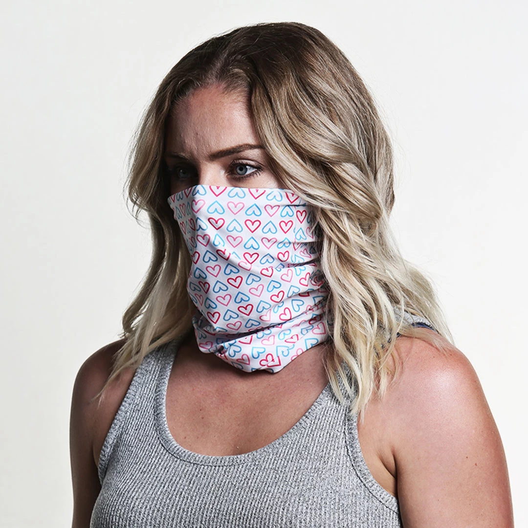 B-Driven Sports Neck Gaiters Hearts Love | Neck Gaiter 5 B-Driven Sports Neck Gaiters Hearts Love | Neck Gaiter