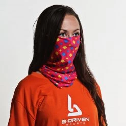 B-Driven Sports Support Breast Cancer Awareness Diamond Flamingo Pink | Neck Gaiter 18 B-Driven Sports Support Breast Cancer Awareness Diamond Flamingo Pink | Neck Gaiter