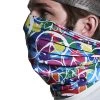 B-Driven Sports Retro Peace | Neck Gaiter Neck Gaiters 2 B-Driven Sports Retro Peace | Neck Gaiter Neck Gaiters