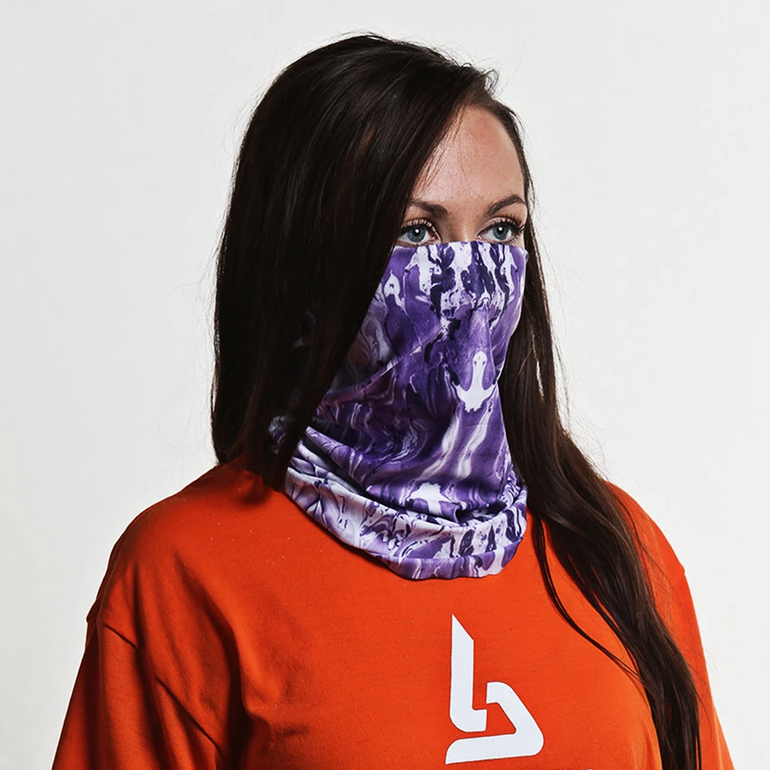 B-Driven Sports Neck Gaiters Grape Swirl | Neck Gaiter 6 B-Driven Sports Neck Gaiters Grape Swirl | Neck Gaiter
