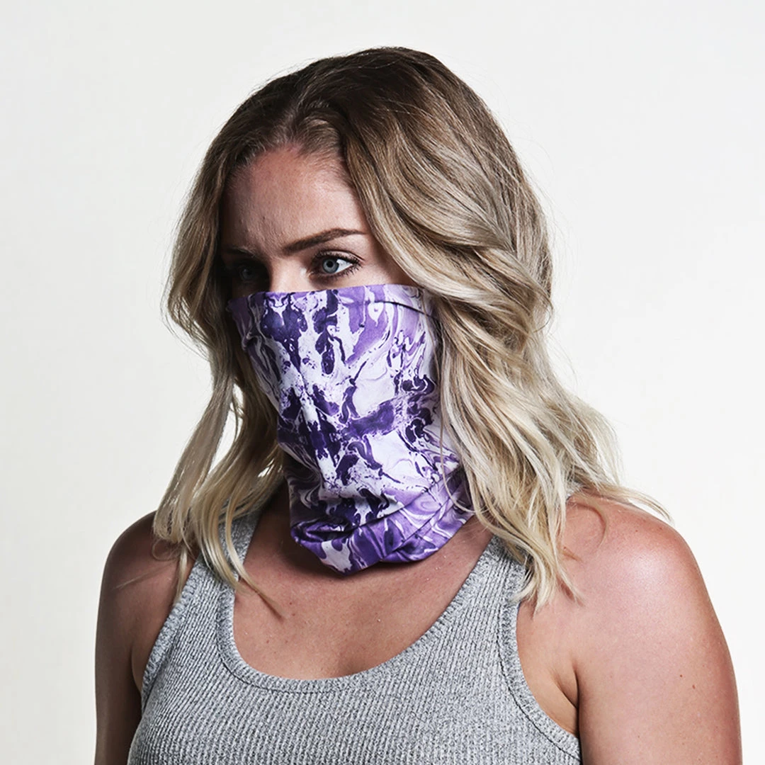 B-Driven Sports Neck Gaiters Grape Swirl | Neck Gaiter 5 B-Driven Sports Neck Gaiters Grape Swirl | Neck Gaiter