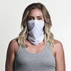B-Driven Sports Solid White | Neck Gaiter Neck Gaiters
