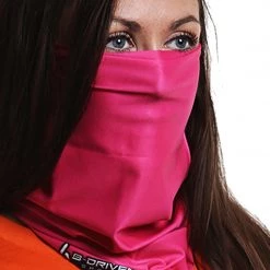 B-Driven Sports Support Breast Cancer Awareness Solid Pink | Neck Gaiter