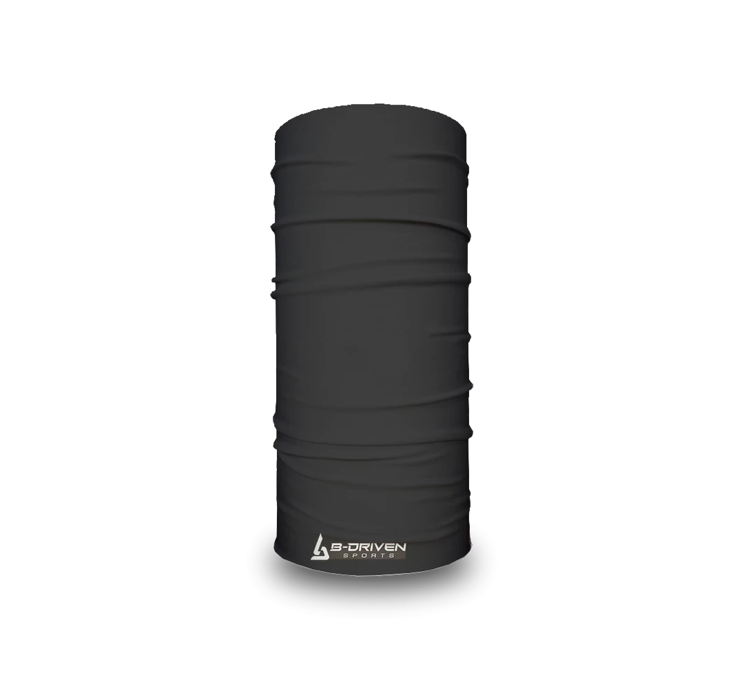 B-Driven Sports Solid Black | Neck Gaiter 8 B-Driven Sports Solid Black | Neck Gaiter