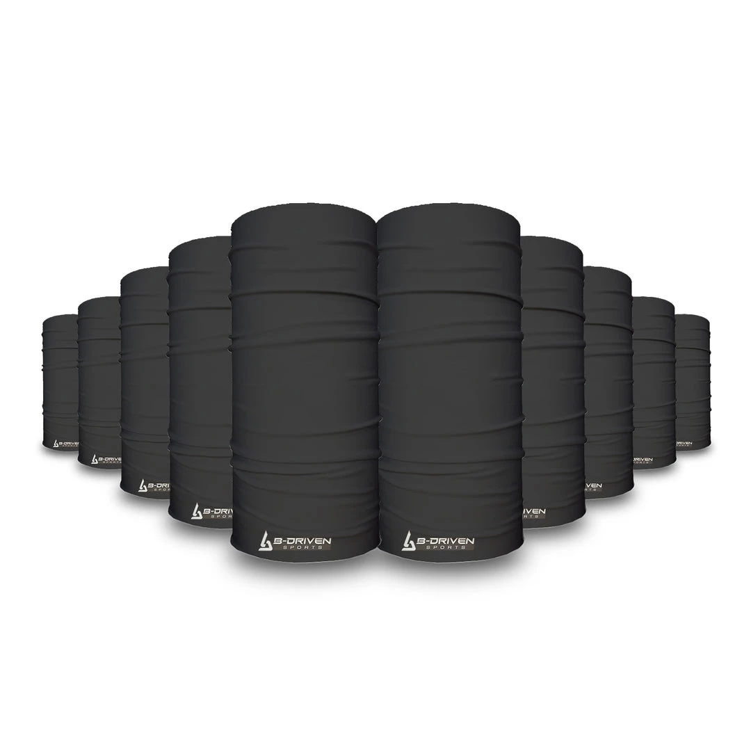 B-Driven Sports Solid Black | Neck Gaiter 16 B-Driven Sports Solid Black | Neck Gaiter