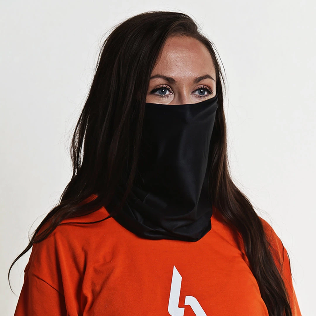 B-Driven Sports Solid Black | Neck Gaiter 6 B-Driven Sports Solid Black | Neck Gaiter