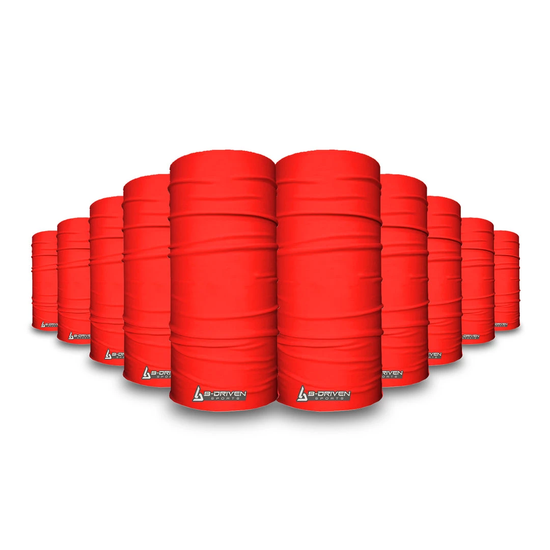 B-Driven Sports Solid Red | Neck Gaiter 10 B-Driven Sports Solid Red | Neck Gaiter