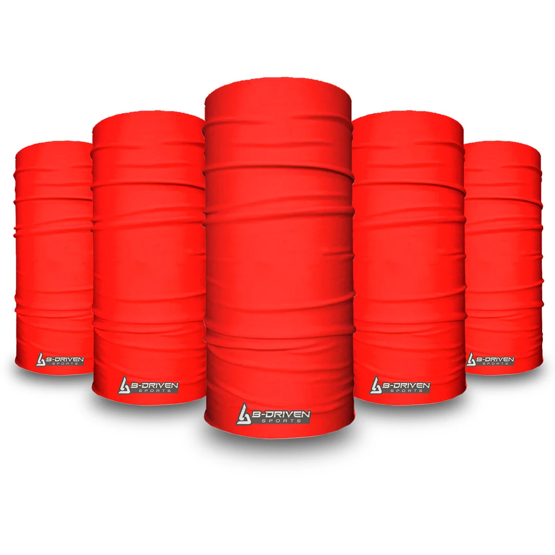 B-Driven Sports Solid Red | Neck Gaiter 9 B-Driven Sports Solid Red | Neck Gaiter