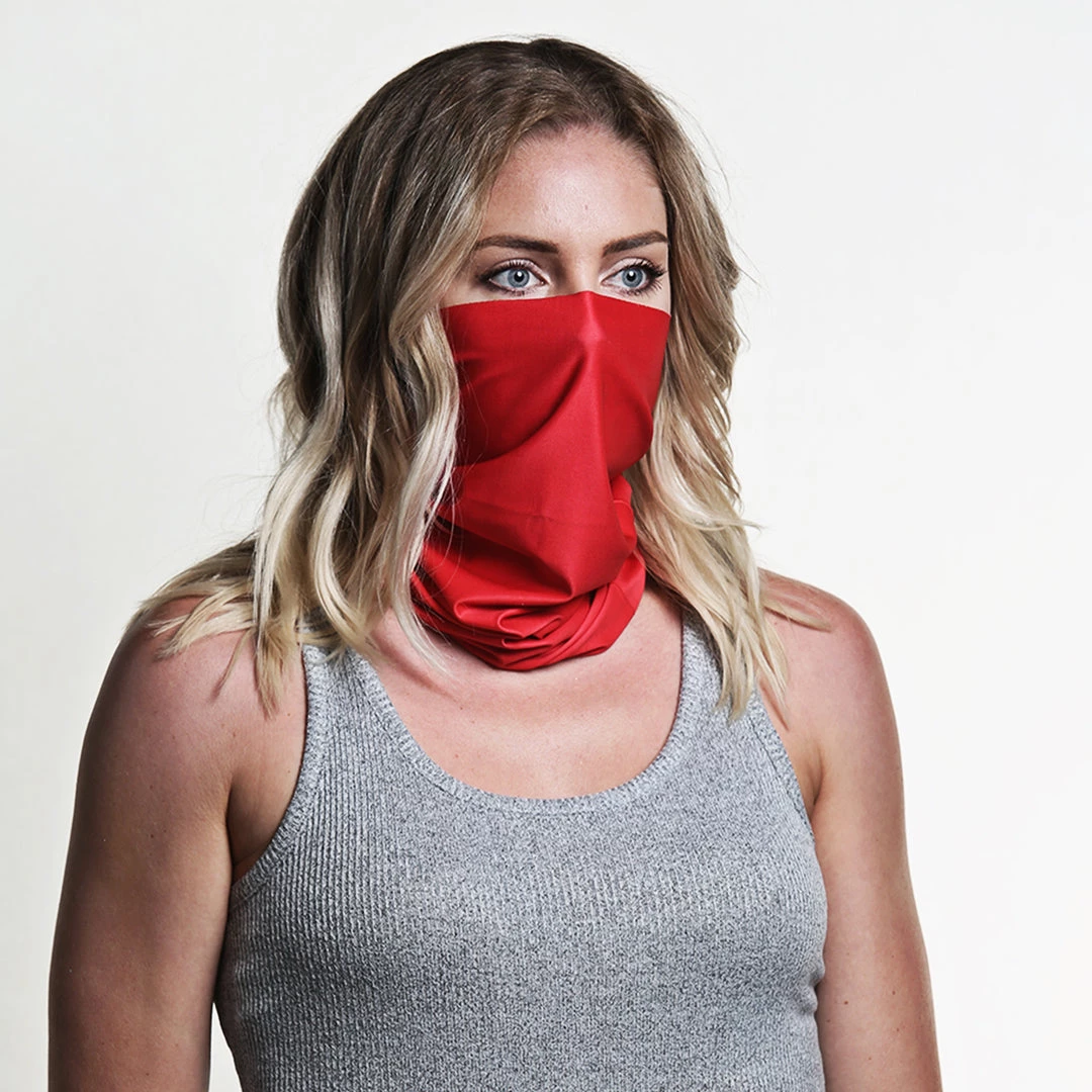 B-Driven Sports Solid Red | Neck Gaiter 4 B-Driven Sports Solid Red | Neck Gaiter