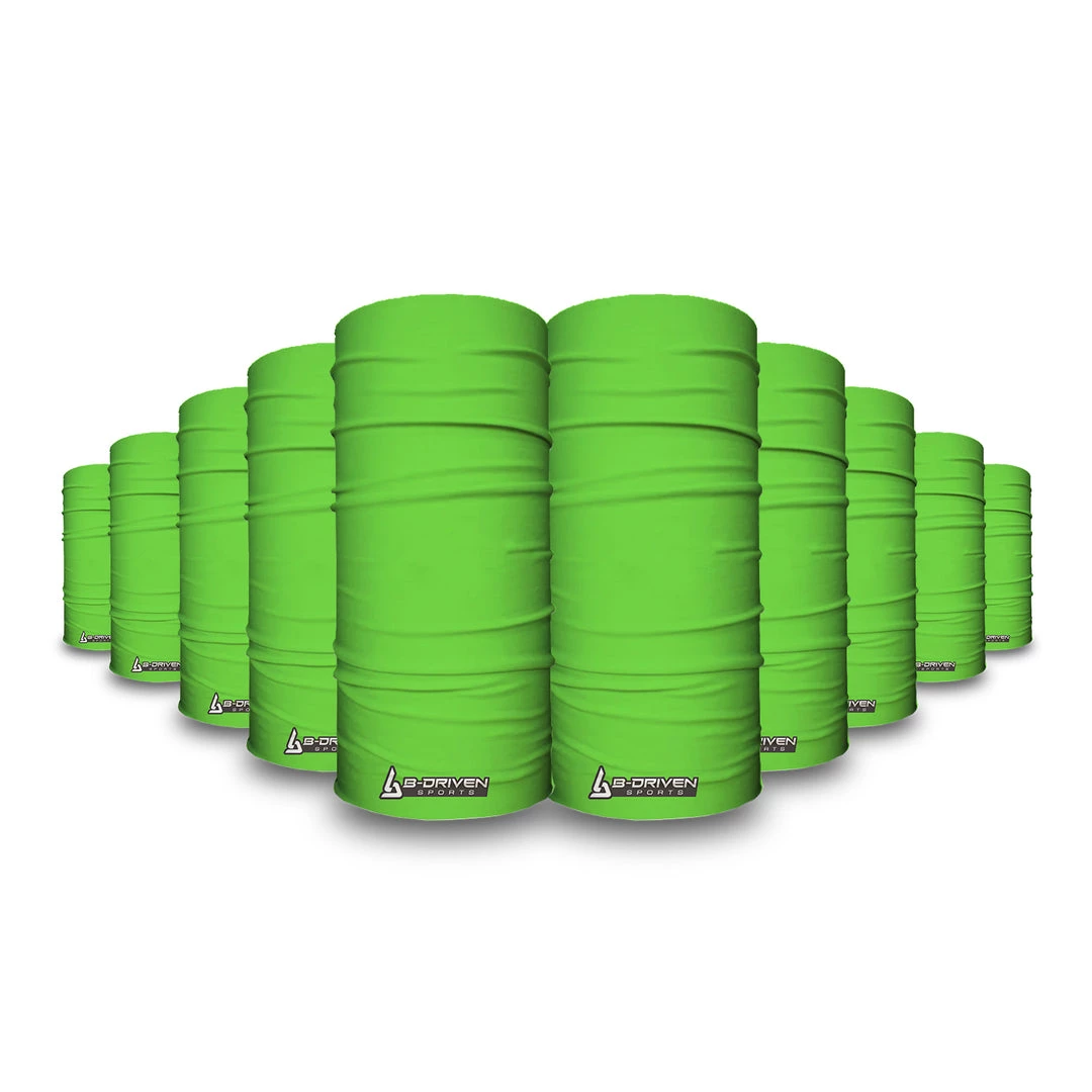 B-Driven Sports Neck Gaiters Solid Lime Green | Neck Gaiter 10 B-Driven Sports Neck Gaiters Solid Lime Green | Neck Gaiter