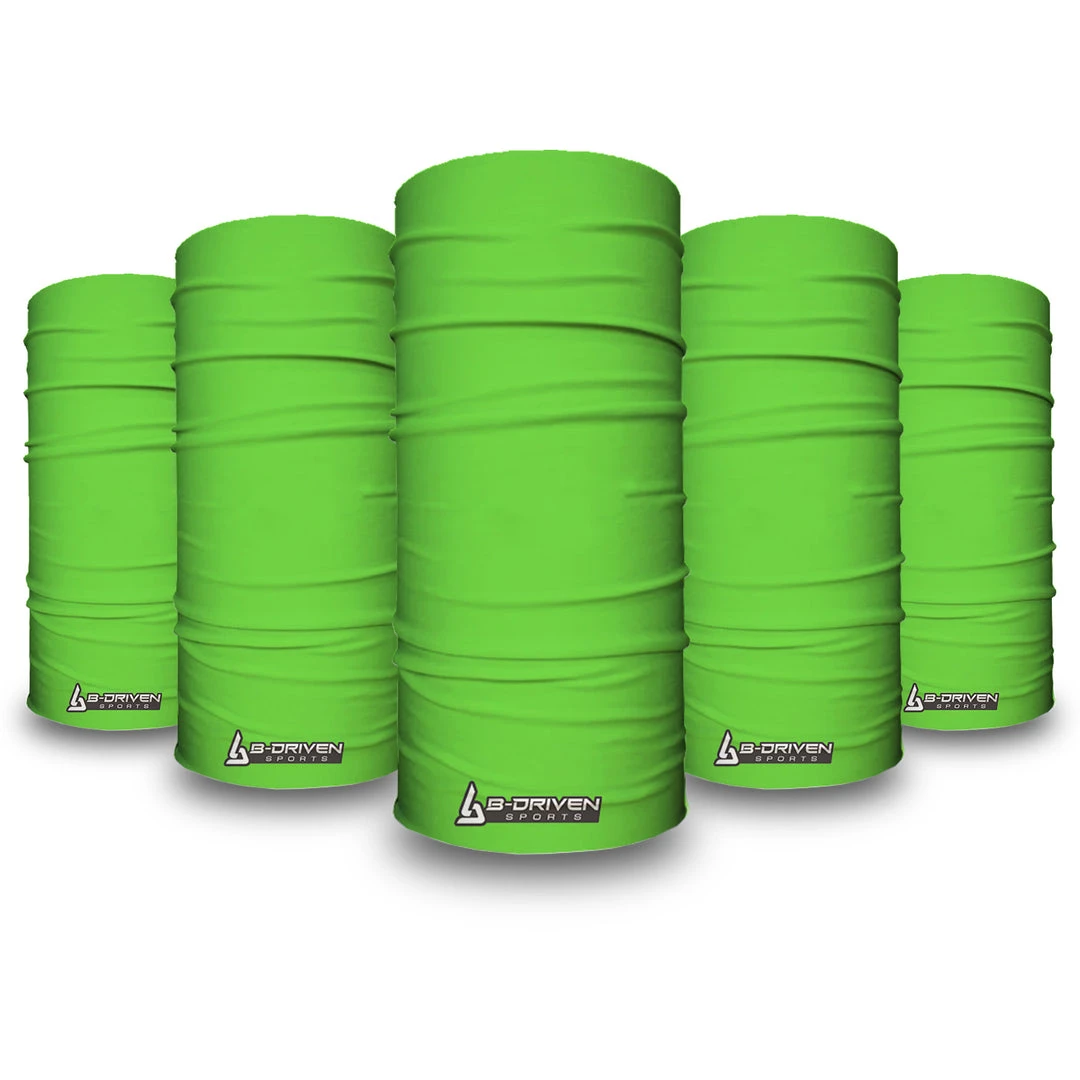 B-Driven Sports Neck Gaiters Solid Lime Green | Neck Gaiter 9 B-Driven Sports Neck Gaiters Solid Lime Green | Neck Gaiter