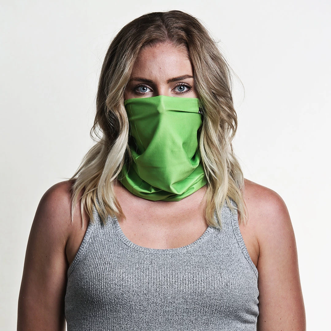 B-Driven Sports Neck Gaiters Solid Lime Green | Neck Gaiter 7 B-Driven Sports Neck Gaiters Solid Lime Green | Neck Gaiter