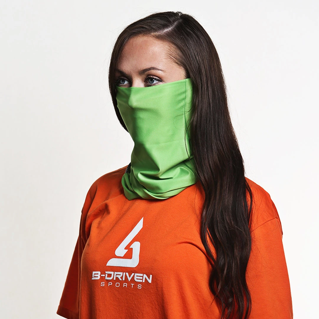 B-Driven Sports Neck Gaiters Solid Lime Green | Neck Gaiter 6 B-Driven Sports Neck Gaiters Solid Lime Green | Neck Gaiter