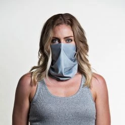 B-Driven Sports Solid Heather Grey | Neck Gaiter Neck Gaiters