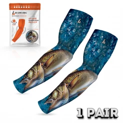 B-Driven Sports Pro-Fit Sun Sleeves Walleye Fishing | Sun Sleeve