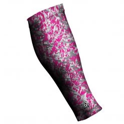 B-DRIVEN SPORTS Unisex Compression Calf Sleeves, Camo Shattered Pink Support Breast Cancer Awareness