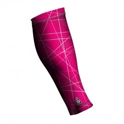B-DRIVEN SPORTS Unisex Compression Calf Sleeves, Custom Pattern Pink