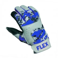 B-Driven Sports Flex Batting Glove, Blue Bats & Gloves