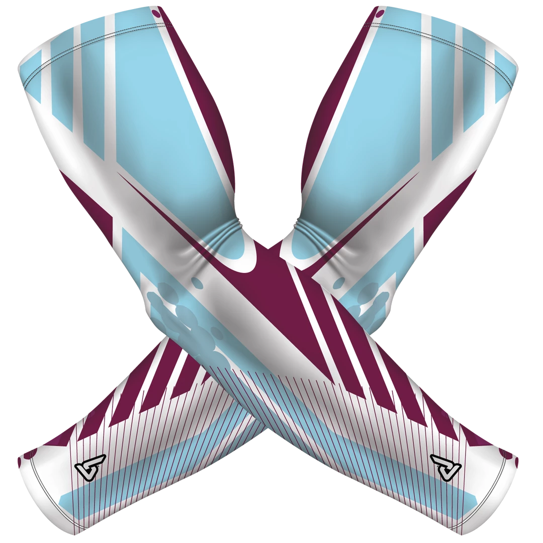 B-Driven Sports Burgundy Abstract | Sun Sleeve Pro-Fit Sun Sleeves 3 B-Driven Sports Burgundy Abstract | Sun Sleeve Pro-Fit Sun Sleeves