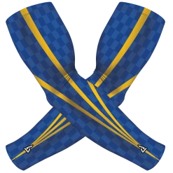 B-Driven Sports Blue Yellow Pipes | Sun Sleeve