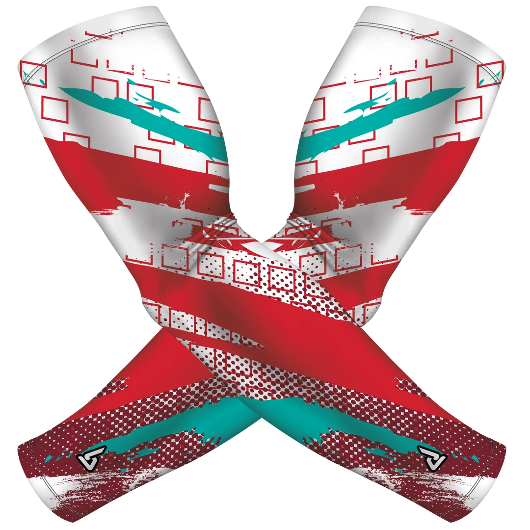 B-Driven Sports Red Green Abstract | Sun Sleeve 3 B-Driven Sports Red Green Abstract | Sun Sleeve