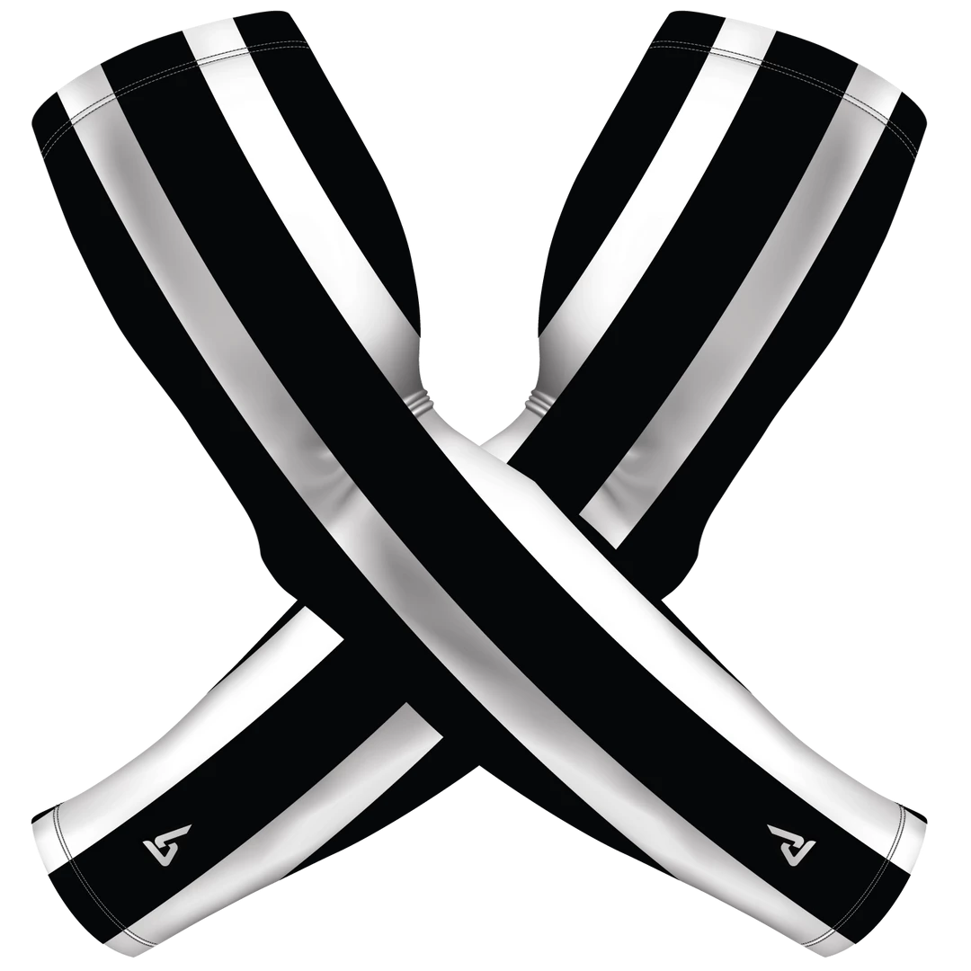 B-Driven Sports Black White Pipes | Sun Sleeve 3 B-Driven Sports Black White Pipes | Sun Sleeve
