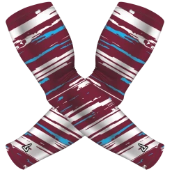 B-Driven Sports Maroon Blue Blur | Sun Sleeve Pro-Fit Sun Sleeves