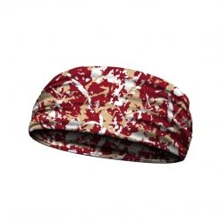 B-Driven Sports Flaked Camo Gold And Maroon Headbands