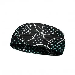 B-Driven Sports Headbands Falling Arrows Grey Teal