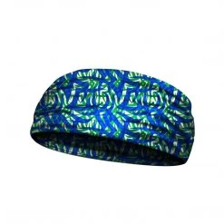 B-Driven Sports Tribal Ink Blue Green Headbands