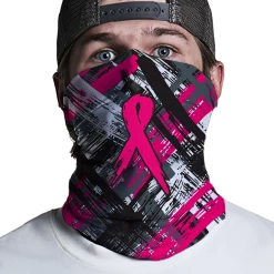 B-Driven Sports Breast Cancer Retro | Neck Gaiter Support Breast Cancer Awareness