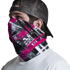 B-Driven Sports Breast Cancer Retro | Neck Gaiter Support Breast Cancer Awareness