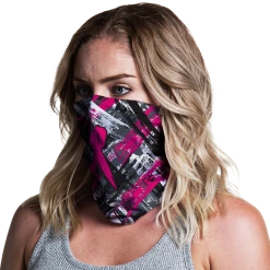 B-Driven Sports Breast Cancer Retro | Neck Gaiter Support Breast Cancer Awareness
