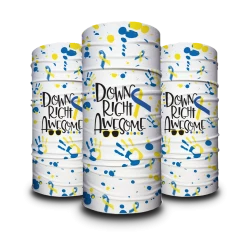 B-Driven Sports Neck Gaiters Down Syndrome Awareness | Neck Gaiter