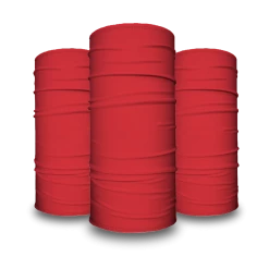 B-Driven Sports Solid Red | Kids Gaiter Neck Gaiters