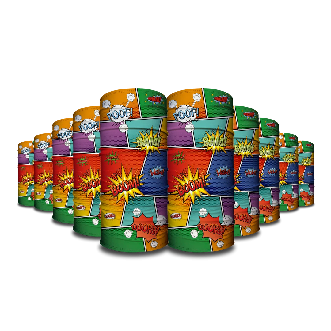 B-Driven Sports Neck Gaiters Super Hero | Kids Gaiter 9 B-Driven Sports Neck Gaiters Super Hero | Kids Gaiter