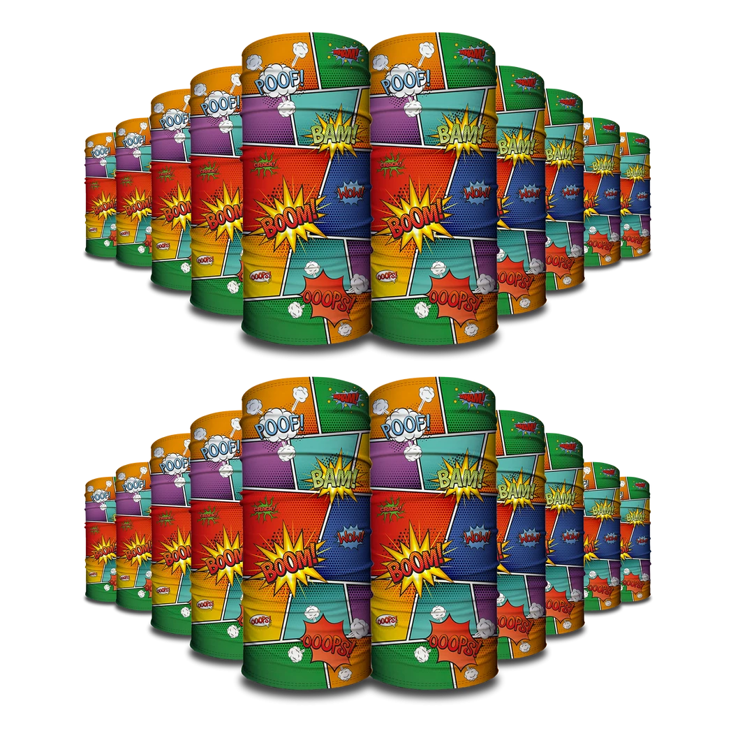 B-Driven Sports Neck Gaiters Super Hero | Kids Gaiter 10 B-Driven Sports Neck Gaiters Super Hero | Kids Gaiter