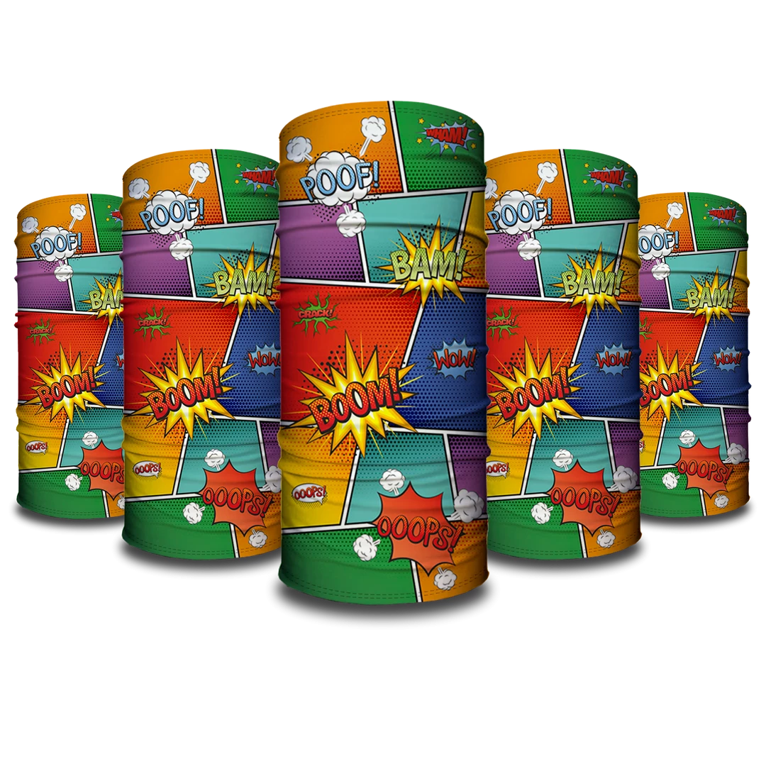 B-Driven Sports Neck Gaiters Super Hero | Kids Gaiter 8 B-Driven Sports Neck Gaiters Super Hero | Kids Gaiter